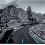 obrazy czarno-białe z jednym kolorem