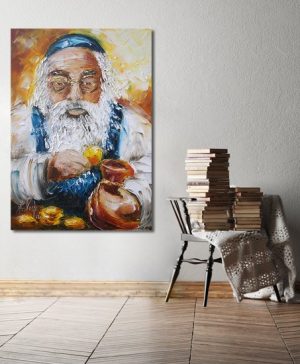 obraz Żyd liczący złoto